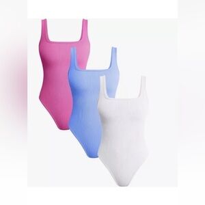 Tob Pack set 3 Piece Bodysuits Sexy Top Size L